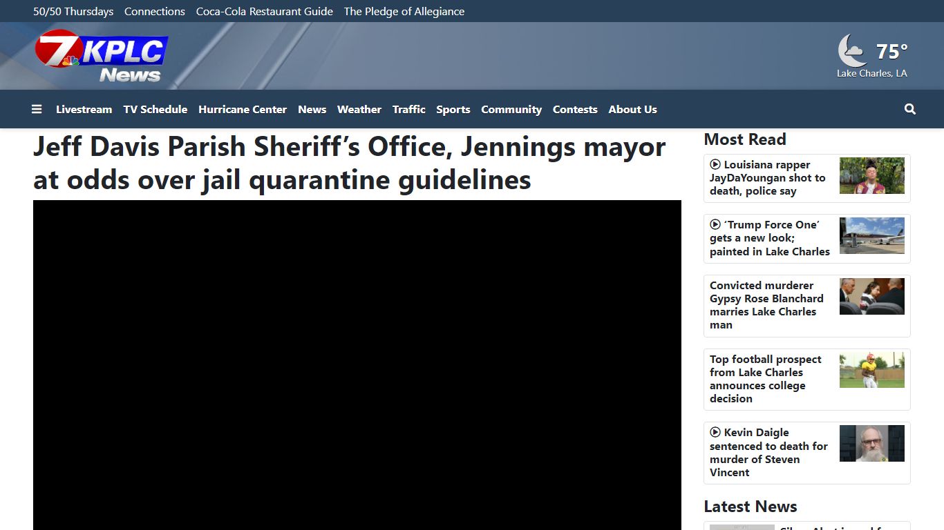 Jeff Davis Parish Sheriff’s Office, Jennings mayor at odds ...